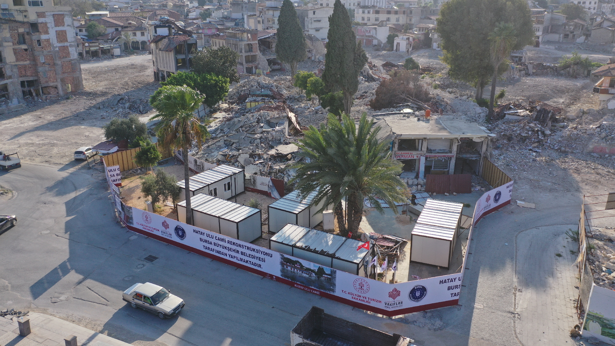 Hatay’daki Antakya Ulu Cami’yi ayağa kaldırma çalışmalarına başlandı