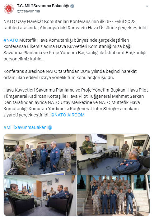 NATO Uzay Harekat Komutanları Konferansı’nın ilki Almanya’da gerçekleştirildi