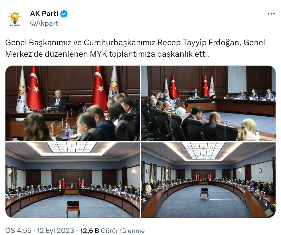 AK Parti Merkez Yürütme Kurulu toplandı