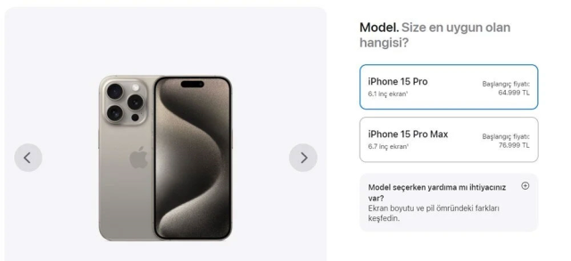 iPhone 15, iPhone 15 Pro ve iPhone 15 Pro Max'in Türkiye satış fiyatları belli oldu