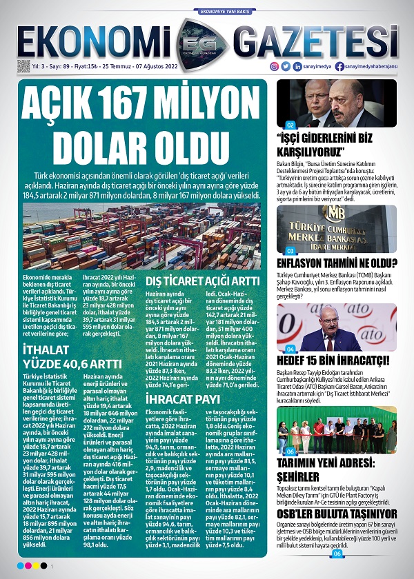 EKONOMİ GAZETESİ 89 SAYI