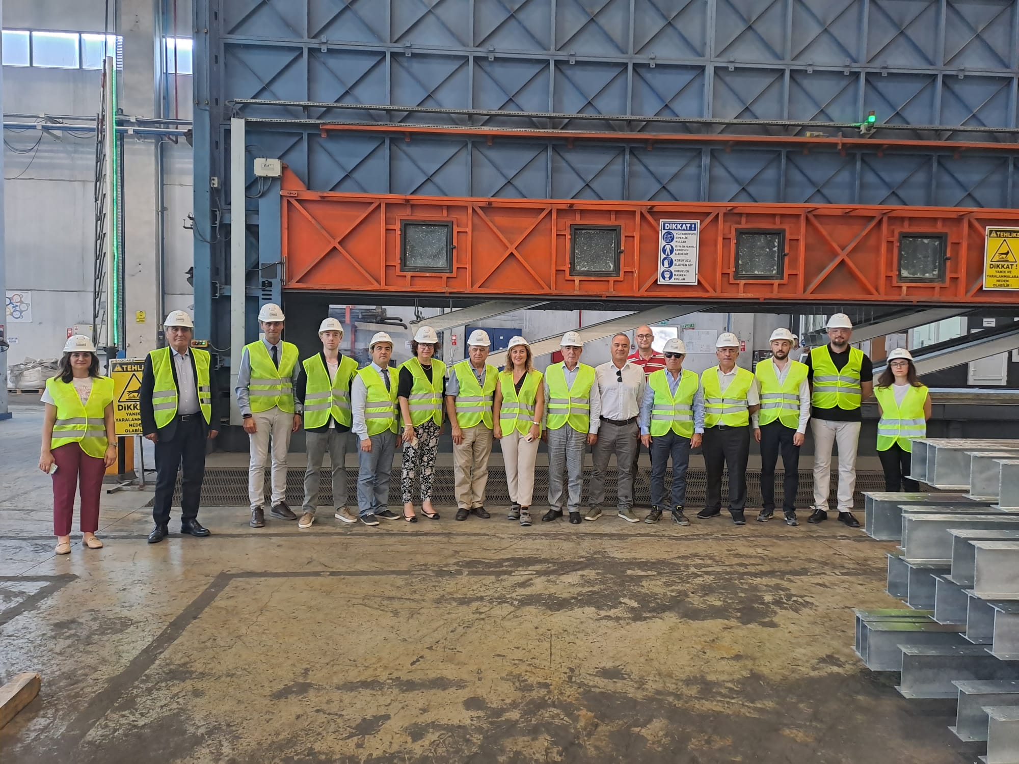 EDDMİB Yönetim Kurulu’ndan Kocaer Çelik’in İzmir Aliağa tesisine ziyaret