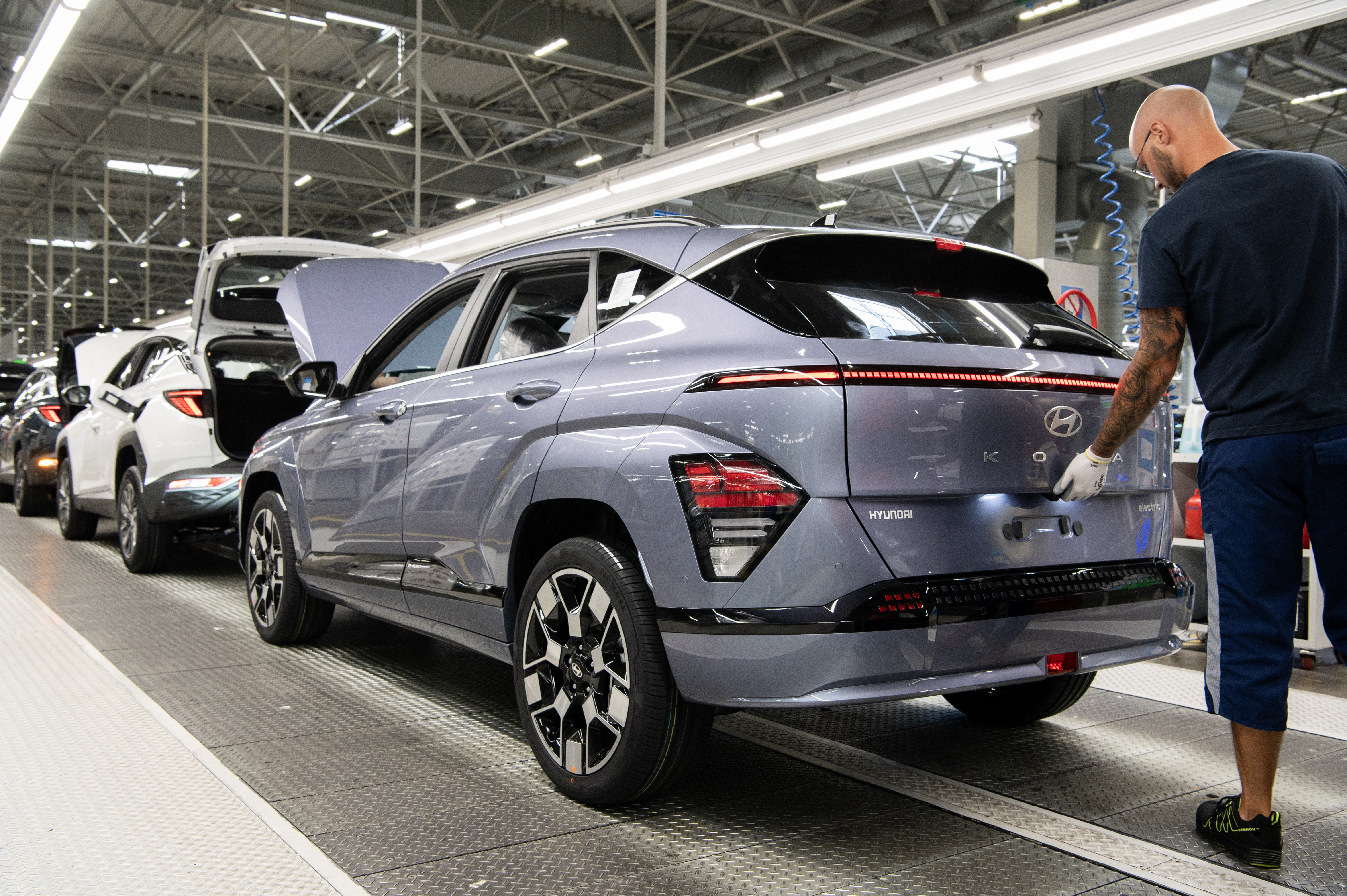 Yeni Hyundai Kona Elektrik’in üretimine başlandı