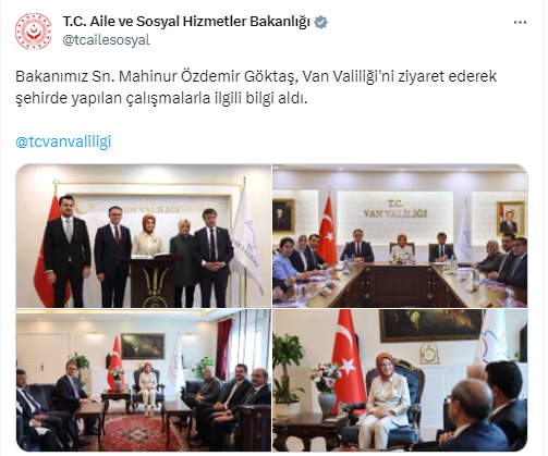 Bakan Göktaş’tan Van Valiliği’ne ziyaret