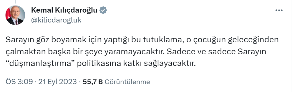 Kılıçdaroğlu: “Atatürk’e yönelik hakaretler Saray İktidarının yarattığı iklimin sonucudur”