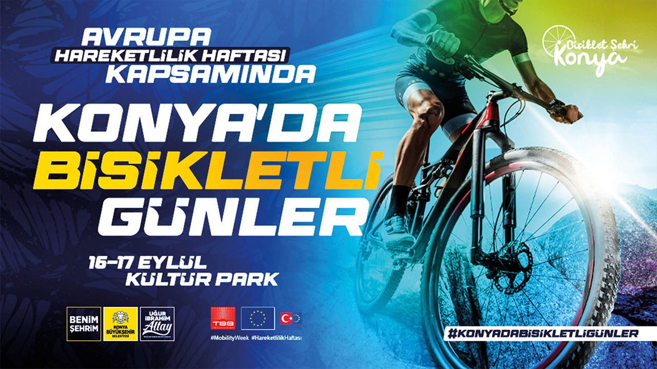 “Konya’da Bisikletli Günler” etkinliği düzenlenecek