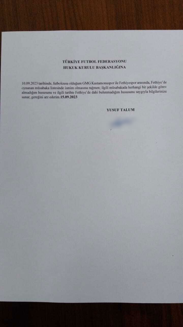 2. Lig'de esame listesi skandalı! Fethiyespor, Kastamonuspor maçı için hükmen galibiyet başvurusu yaptı