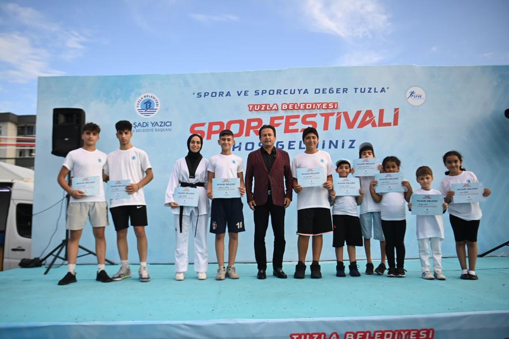 Tuzla’da Spor Festivali coşkusu yaşandı