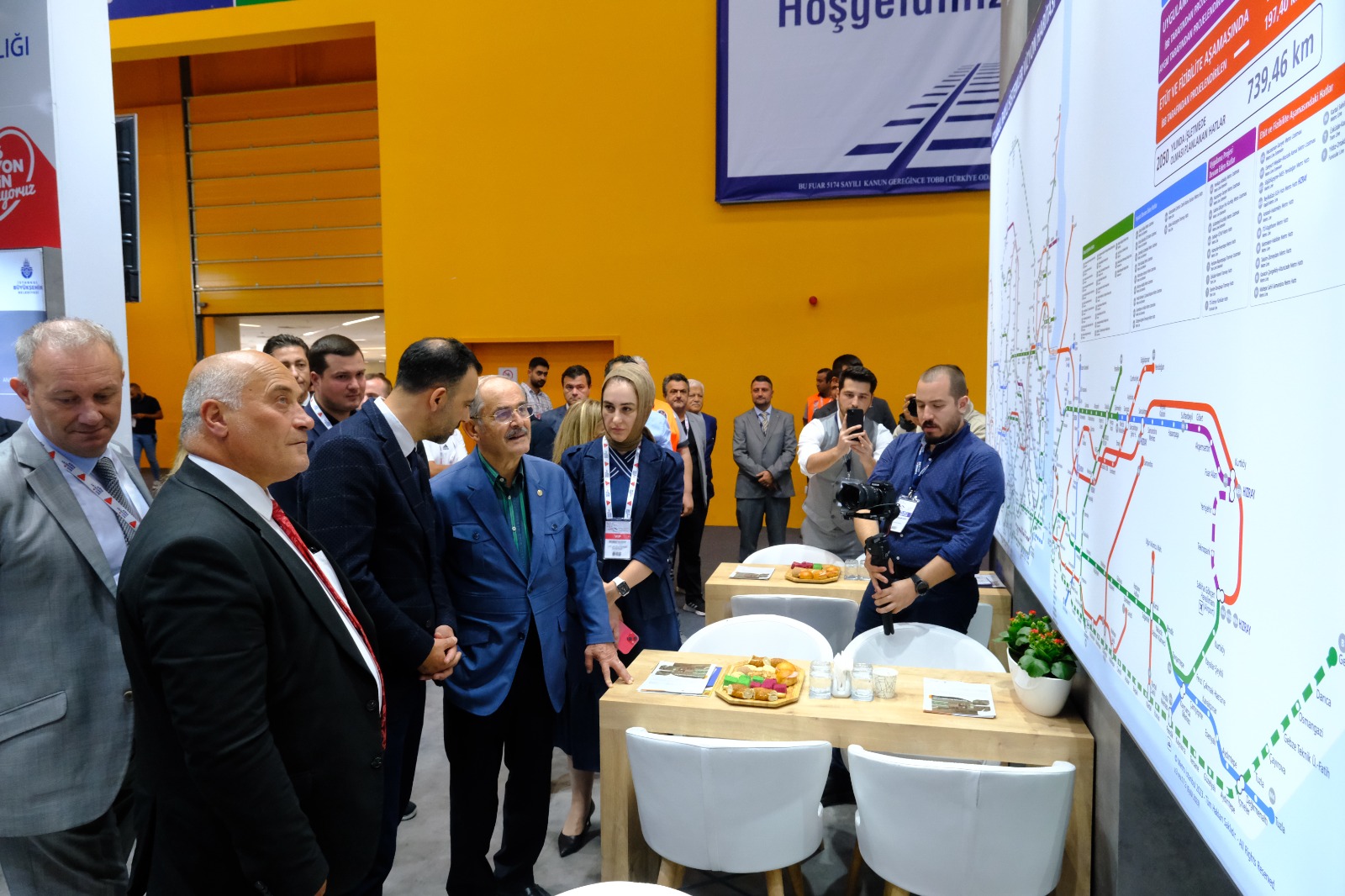 Başkan Büyükerşen, 2. Rail Industry Show Fuarı’nı ziyaret etti