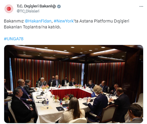 Bakan Fidan, Astana Platformu Dışişleri Bakanları Toplantısı’na katıldı