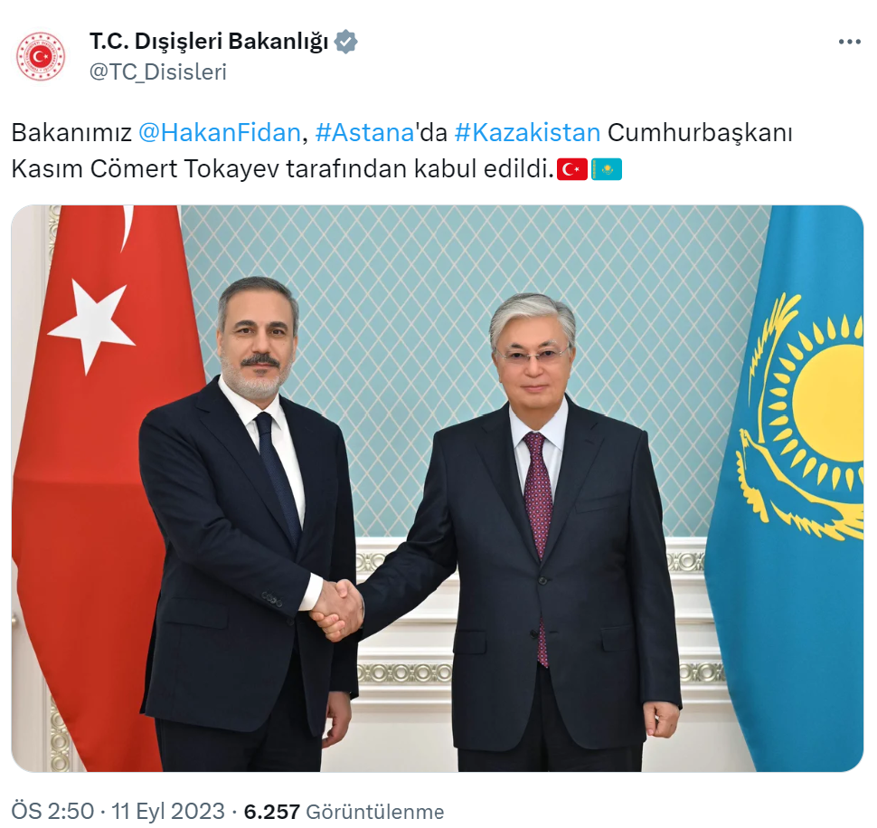 Bakan Fidan, Astana’da görüşmelerini sürdürüyor