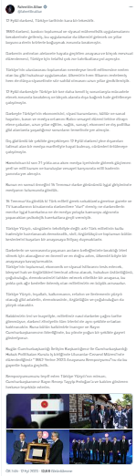 İletişim Başkanı Altun: “12 Eylül darbesi Türkiye tarihinin kara bir lekesidir”