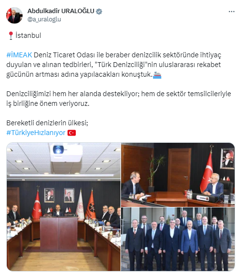 Bakan Uraloğlu: “Bereketli denizlerin ülkesi Türkiye hızlanıyor”