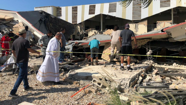 Meksika'da kilise çatısının çökmesi sonucu 9 kişi öldü, 50 kişi yaralandı
