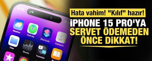 Apple, iPhone 15 Pro’daki hatayı kabul etti… Müdahale edecek!