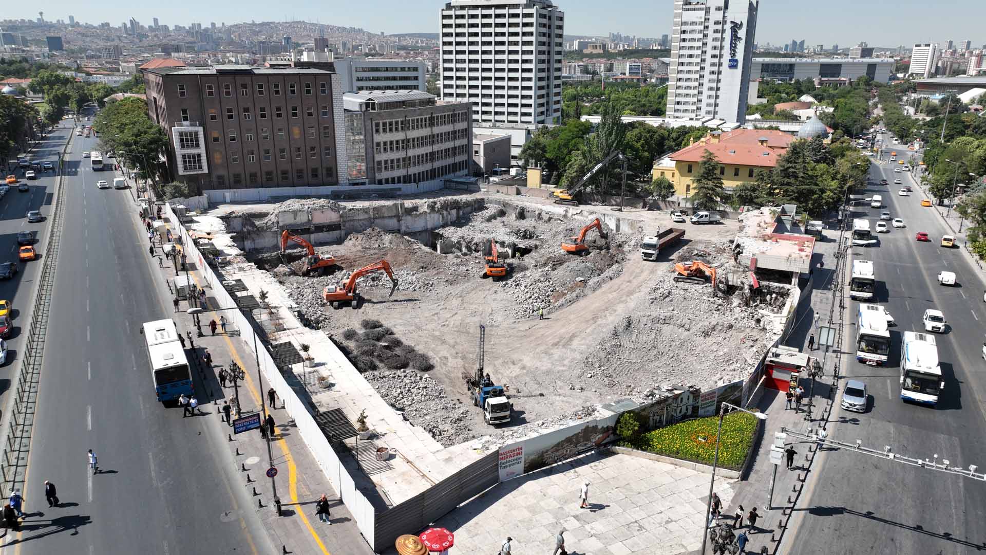 Ankara’da ”Ulus Meydanı Tasarım Projesi” için çalışmalar sürüyor