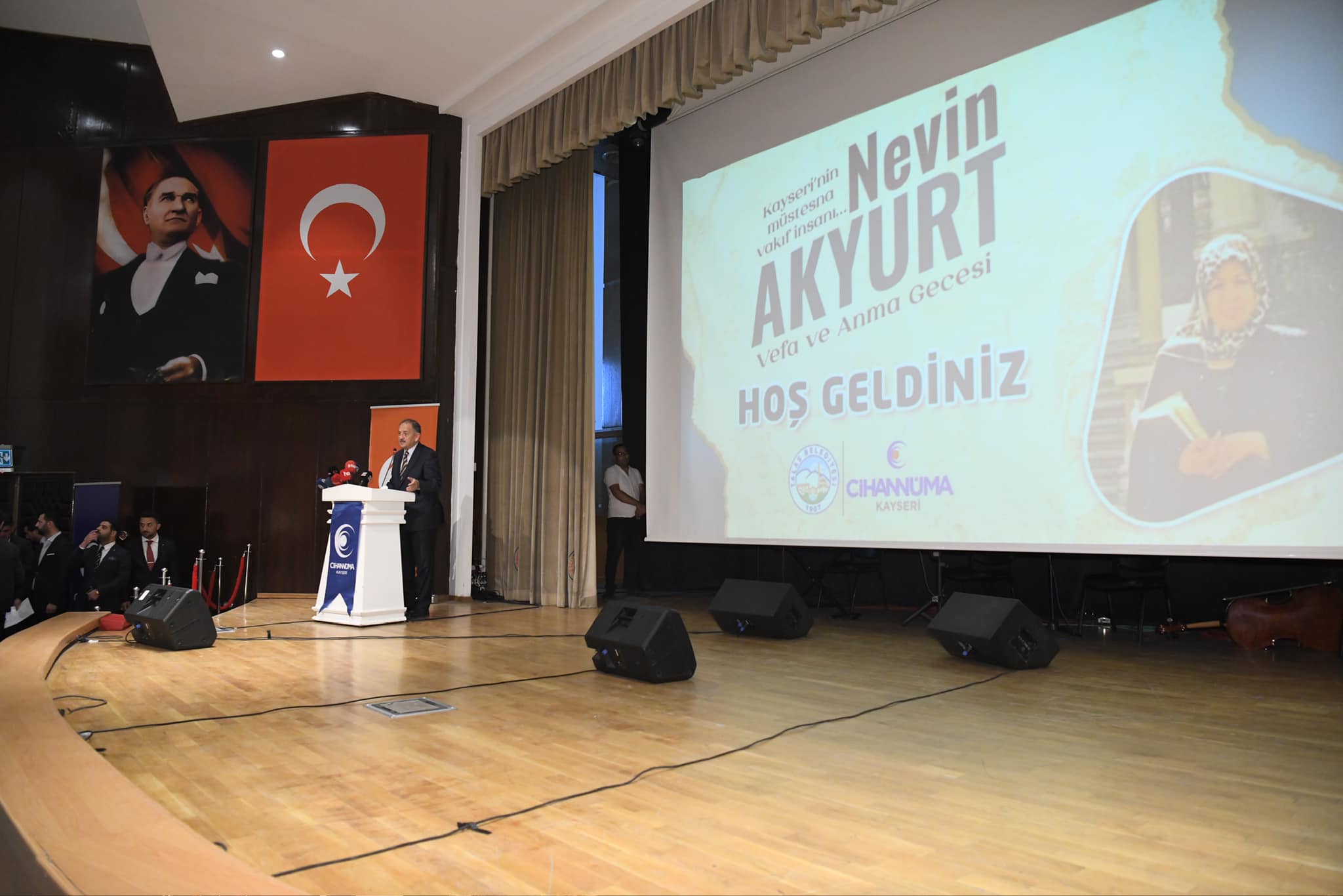 Bakan Özhaseki ve Başkan Büyükkılıç, Nevin Akyurt’u anma programına katıldı