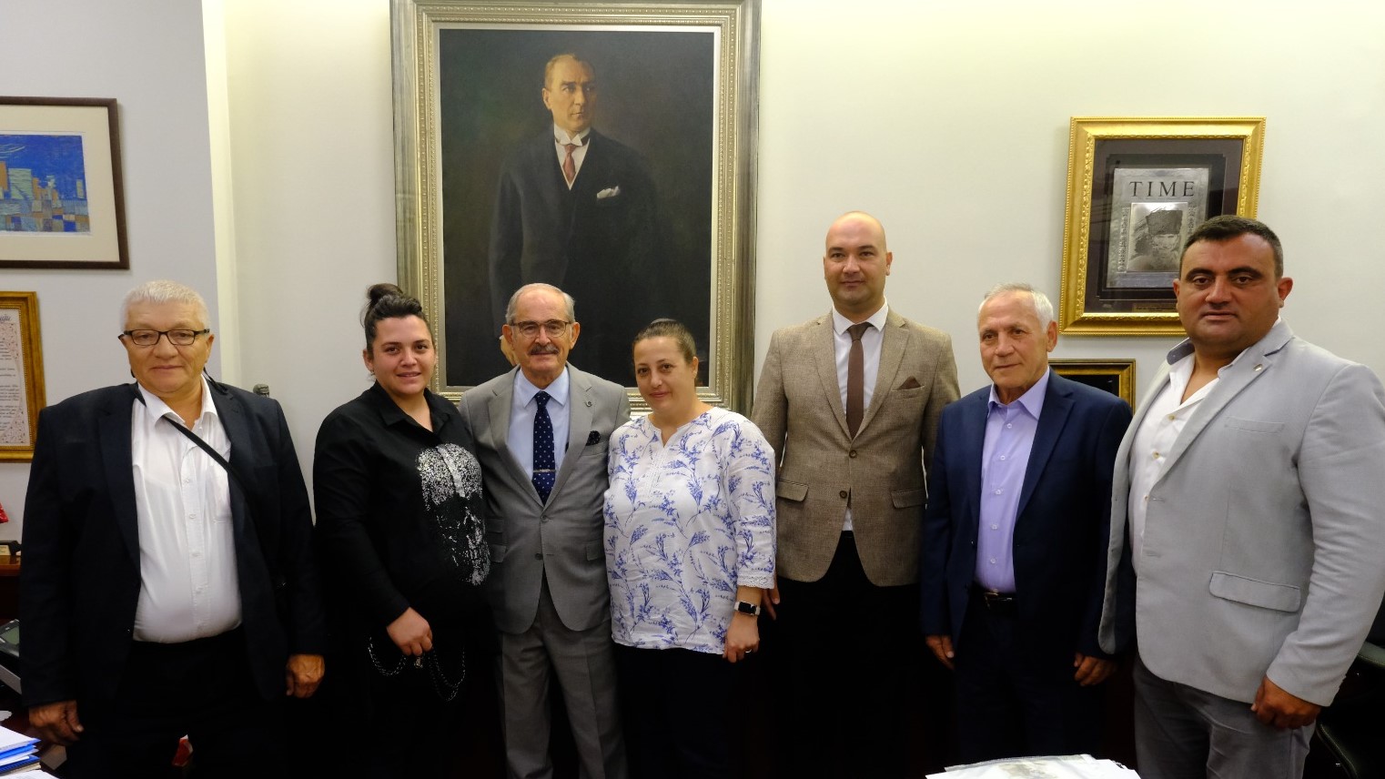 CHP İnönü ilçe yönetiminden Başkan Büyükerşen’e ziyaret