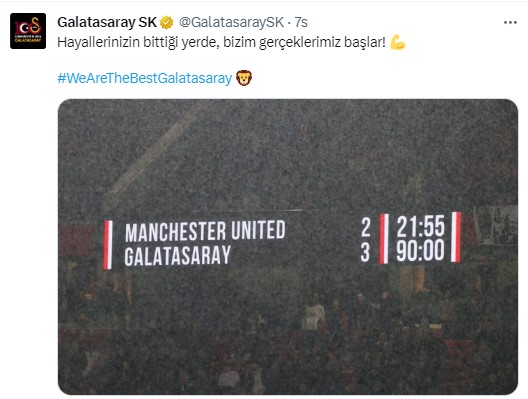 Galatasaray, dünya devini rezil etti! Tarihi galibiyet sonrası efsane logoyu değiştirdiler