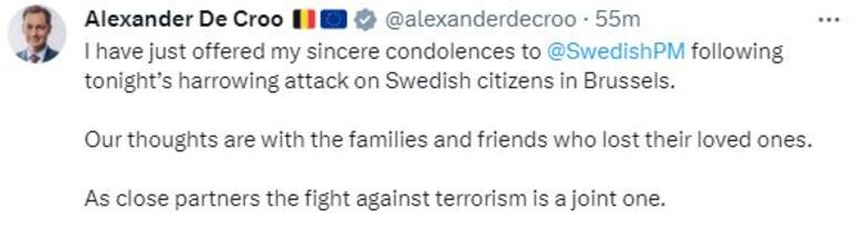 Brüksel’de silahlı saldırı: 2 İsveç vatandaşı hayatını kaybetti