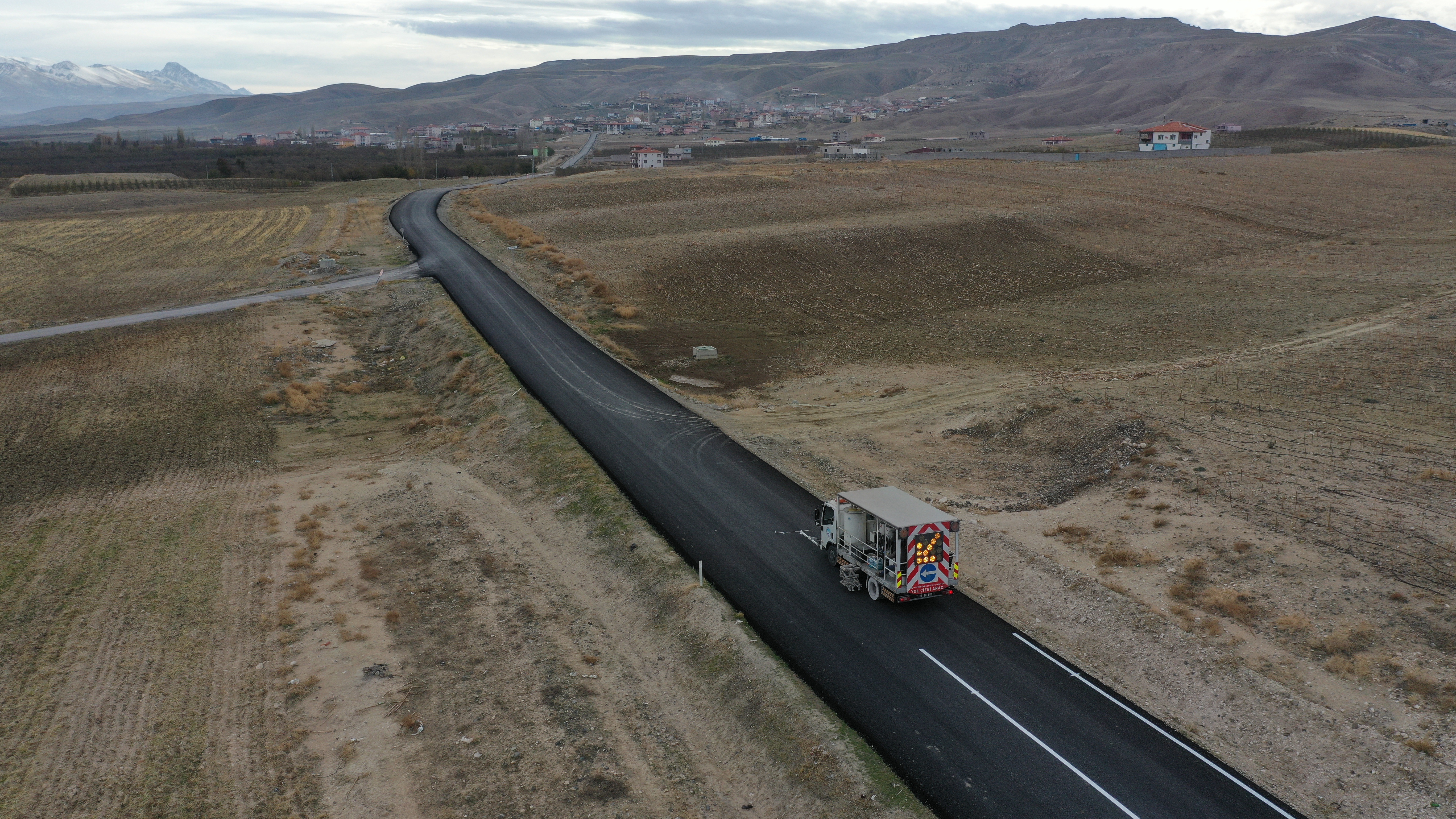 Kayseri’nin Yeşilhisar’daki 32 milyon TL’lik yol çalışması tamamlandı