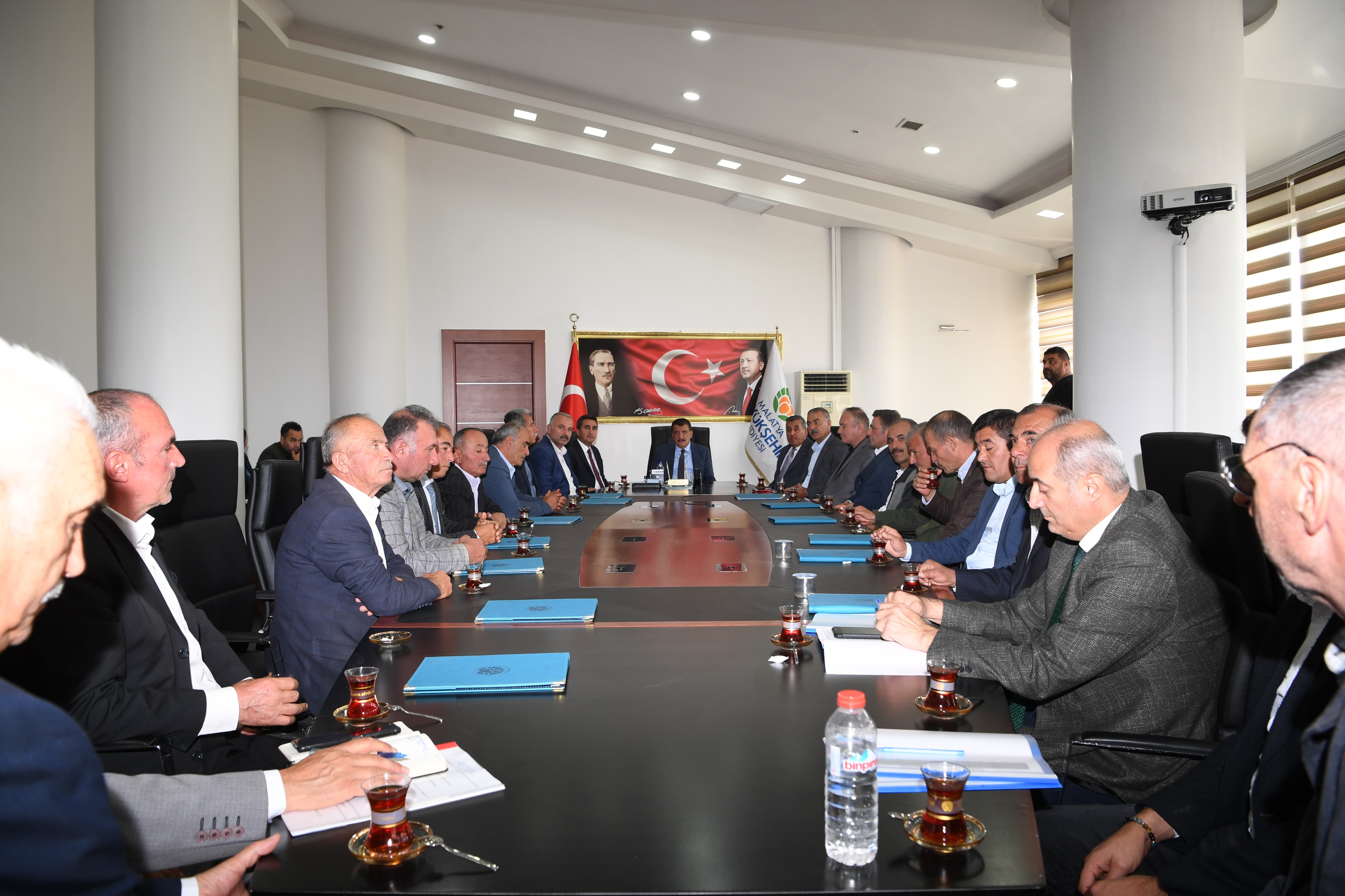 Kuluncak heyetinden Başkan Gürkan’a ziyaret