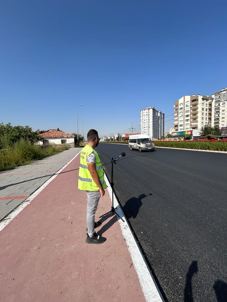 Başkan Büyükkılıç: “Trafik gürültüsünü en aza indiriyoruz”