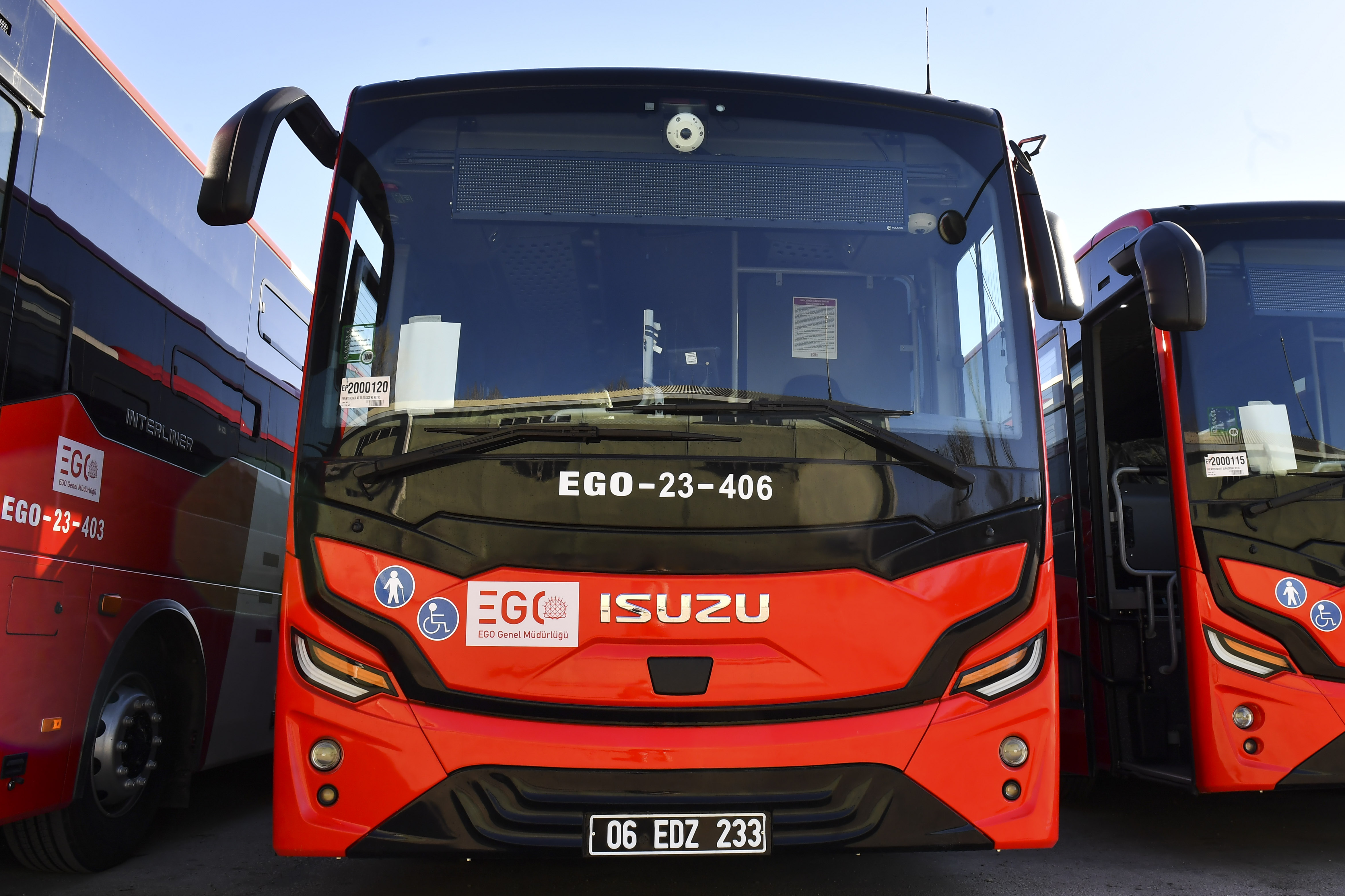 Esenboğa’ya bagajlı yeni EGO otobüsleri satın alındı