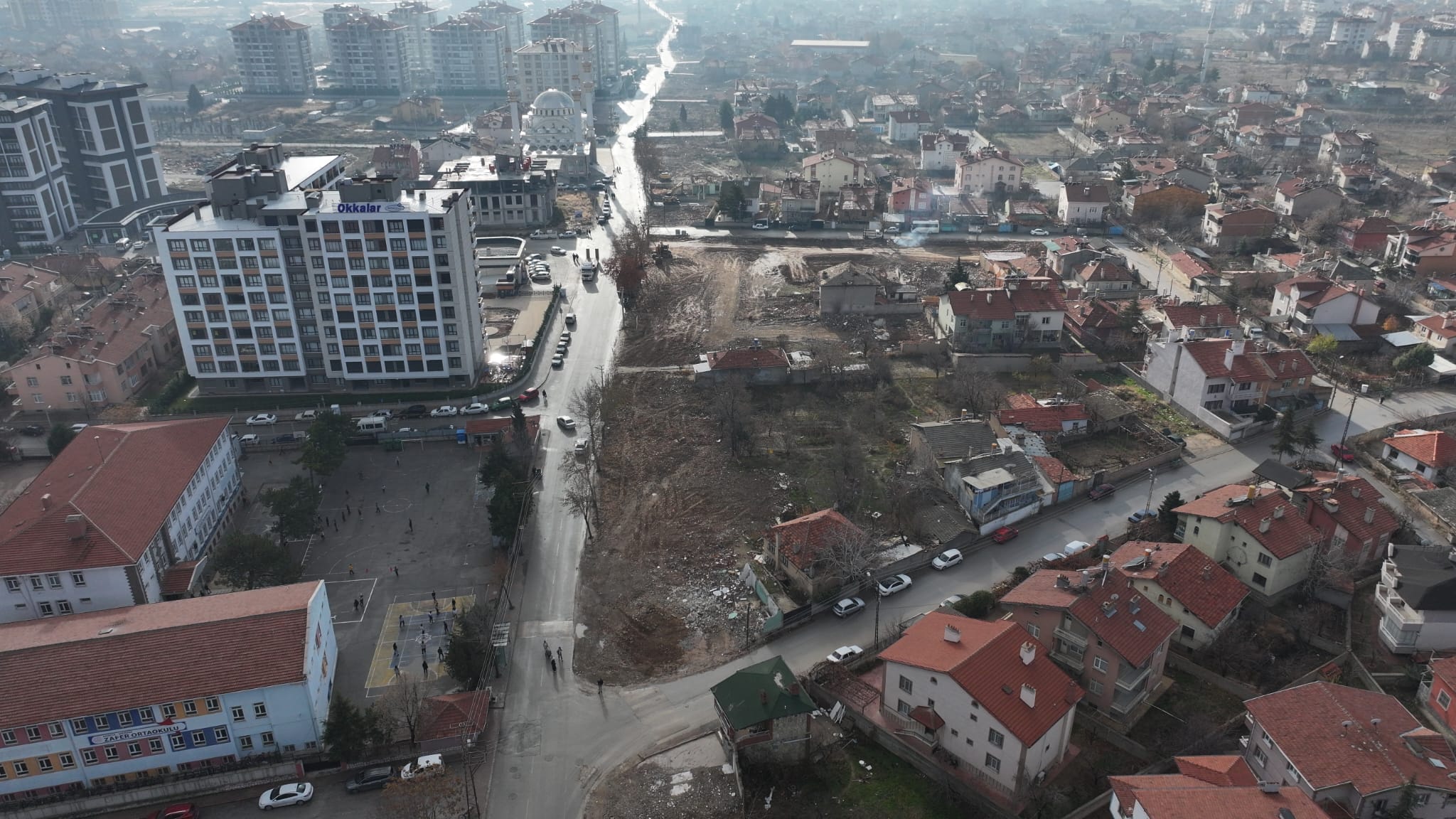 Başkan Altay, Küçük Aymanas Caddesi’ndeki çalışmaları inceeldi