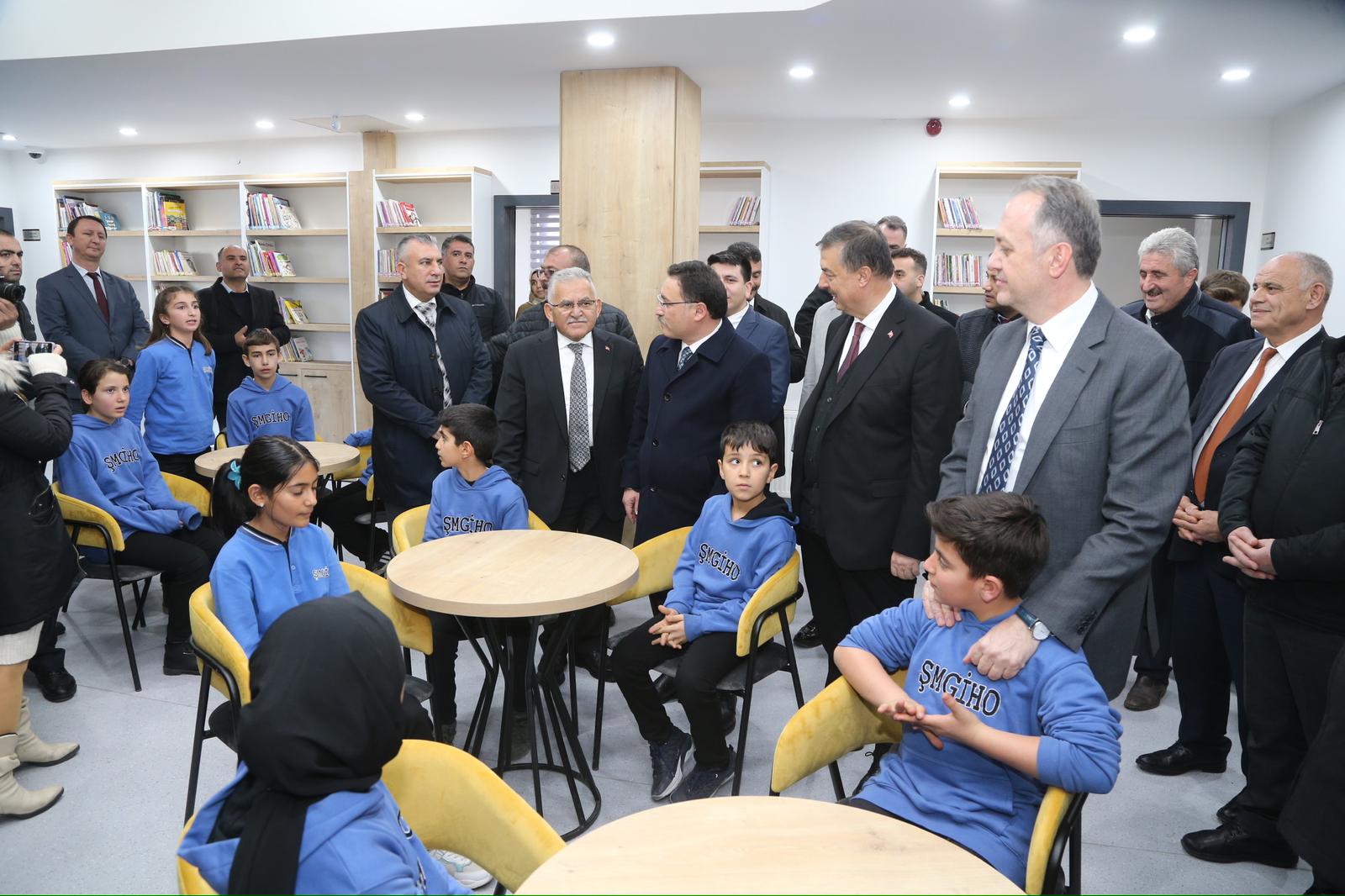 Yeşilhisar İlçe Halk Kütüphanesi’nin açılış töreni gerçekleştirildi