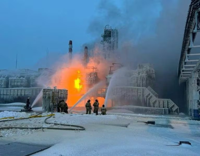 Rusya’nın en büyük doğal gaz şirketi Novatek’te yangın çıktı