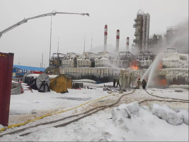 Rusya’nın en büyük doğal gaz şirketi Novatek’te yangın çıktı