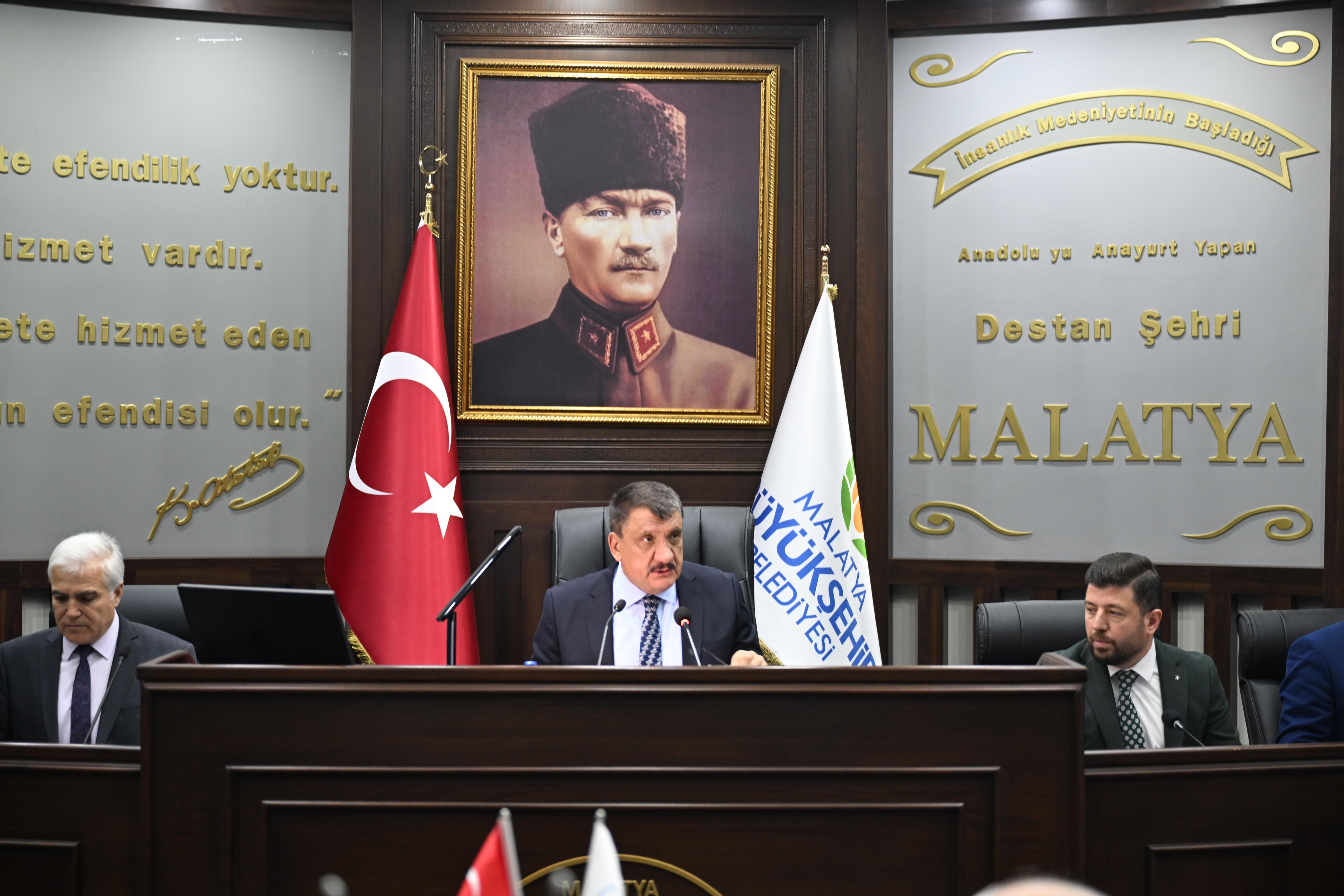 Malatya Büyükşehir Belediyesi 2024 yılının ilk toplantısını yaptı