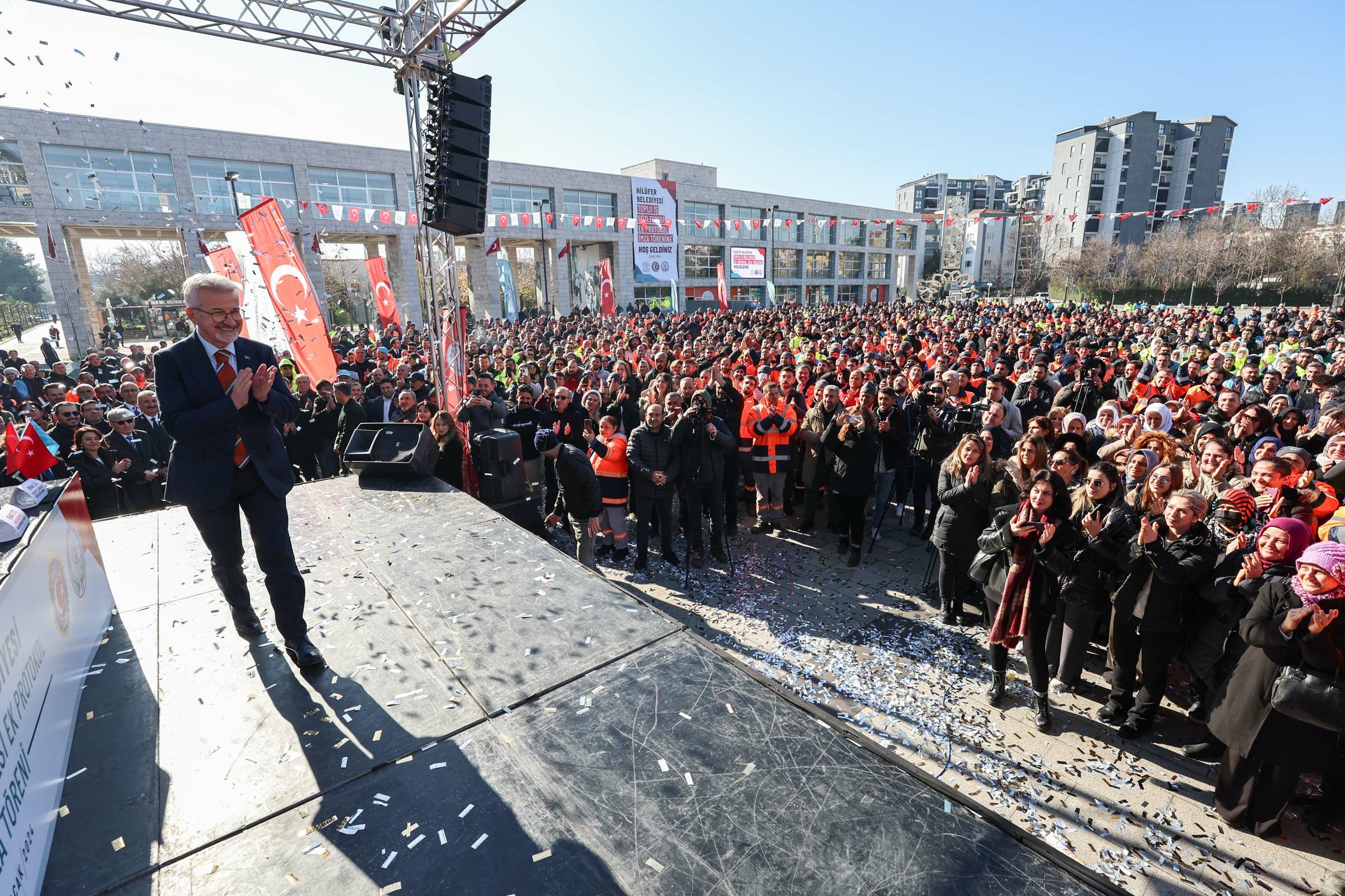 Nilüfer Belediyesi’nde maaşlara ikinci iyileştirme