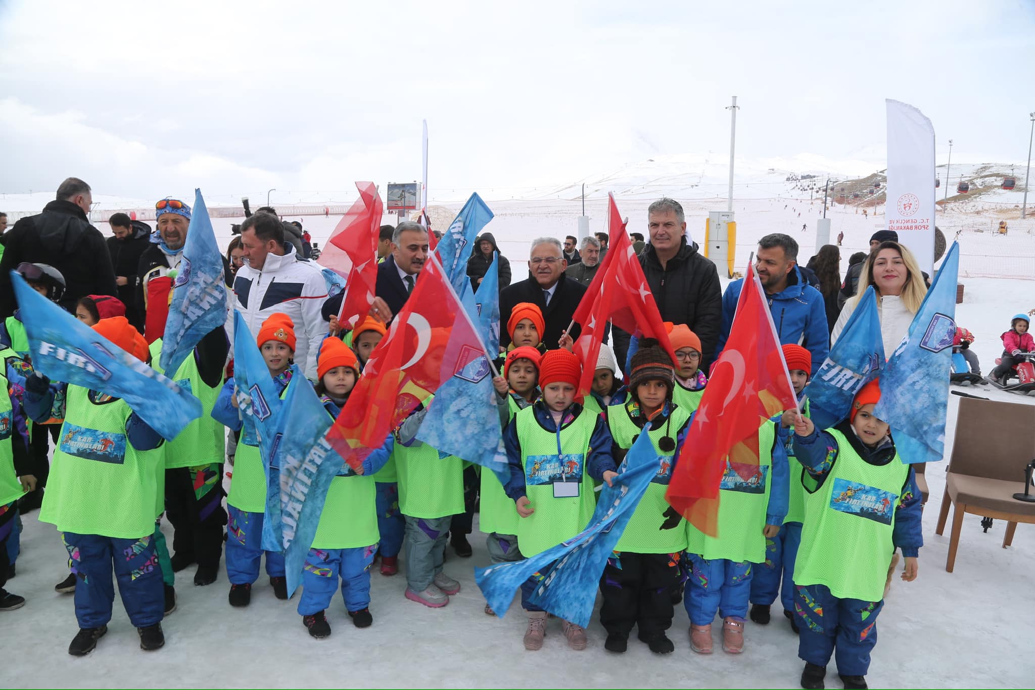 Başkan Büyükkılıç, “Kar Fırtınaları” ile Erciyes’te buluştu