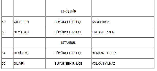 MHP, 55 başkan adayını açıkladı