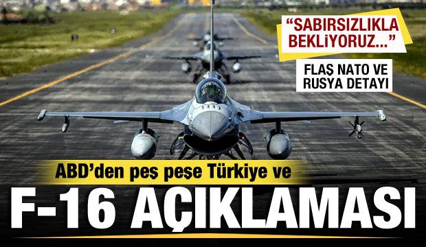 Türkiye’ye F-16 satacaklar mı? ABD’den yeni açıklama! Senato yeşil ışık yaktı