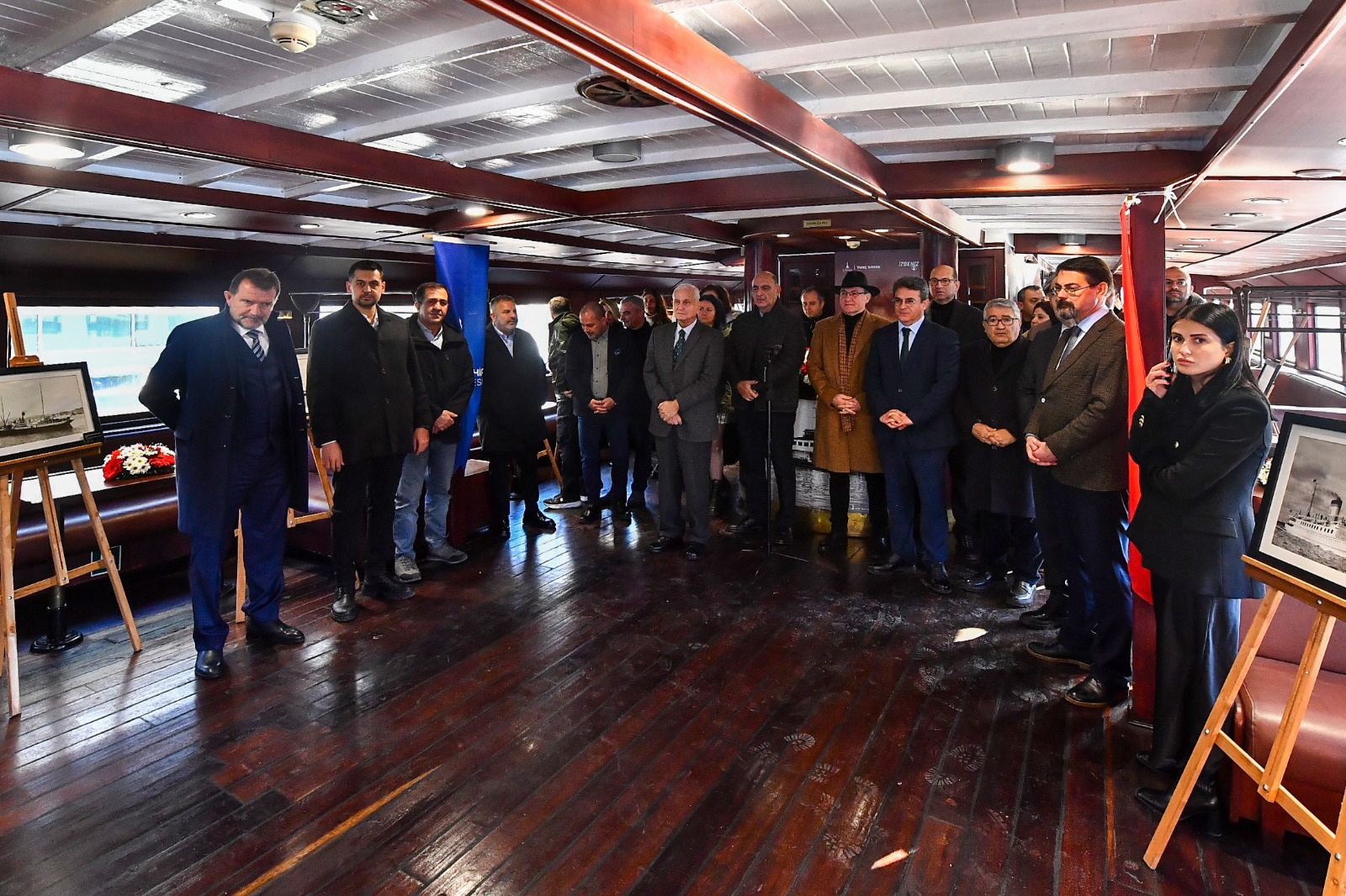 Tarihi Bergama Vapuru’nda “Atatürk ve Cumhuriyet Gemileri Sergisi” açıldı