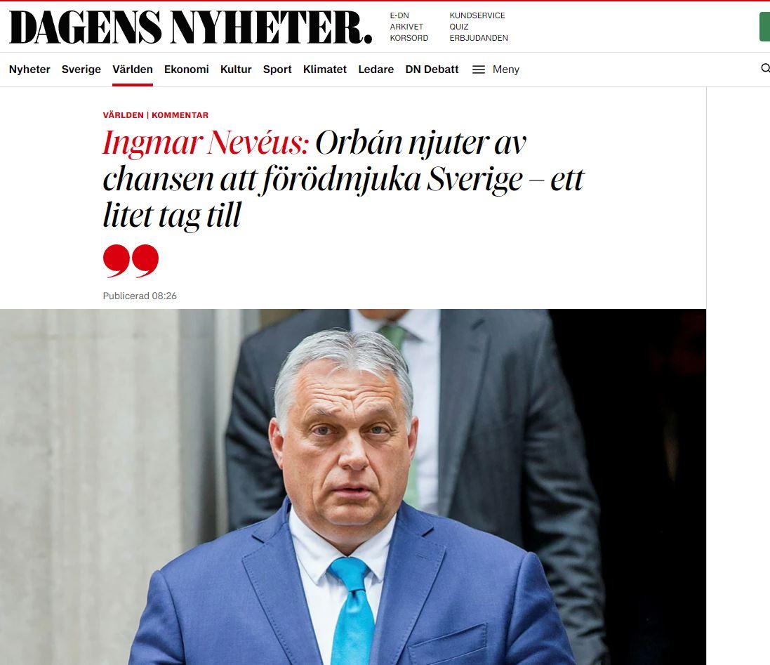 Orban’ın teklifi İsveç’i çileden çıkardı: Bizi aşağılamanın tadını çıkarıyor