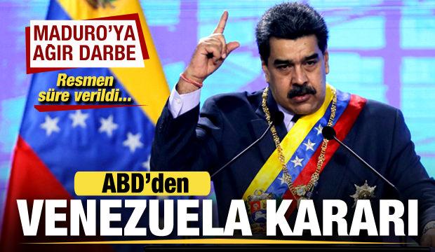 Venezuela’dan ABD açıklaması! Maduro’dan karşı hamle! Meclis’te kabul edildi