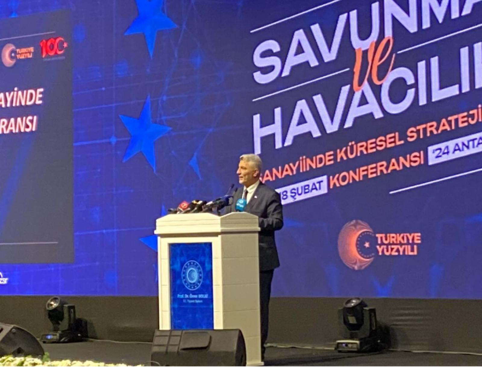 Savunma ve Havacılık Sanayiinde Küresel Stratejiler Konferansı Antalya’da başladı