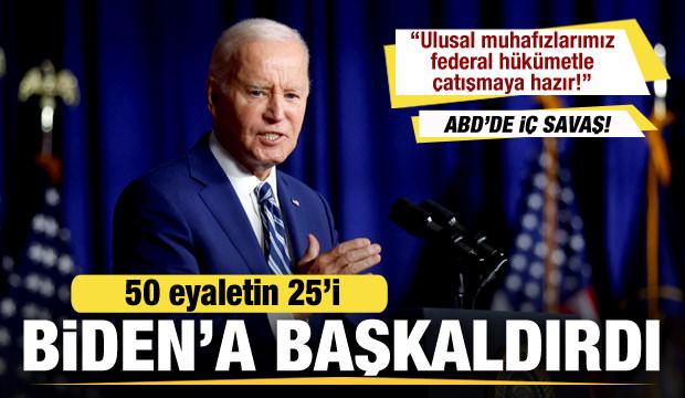 ABD’de kriz büyüyor! 14 eyalet valisinden Biden’ı yıkan karar! Tüm ülkeye duyurdular