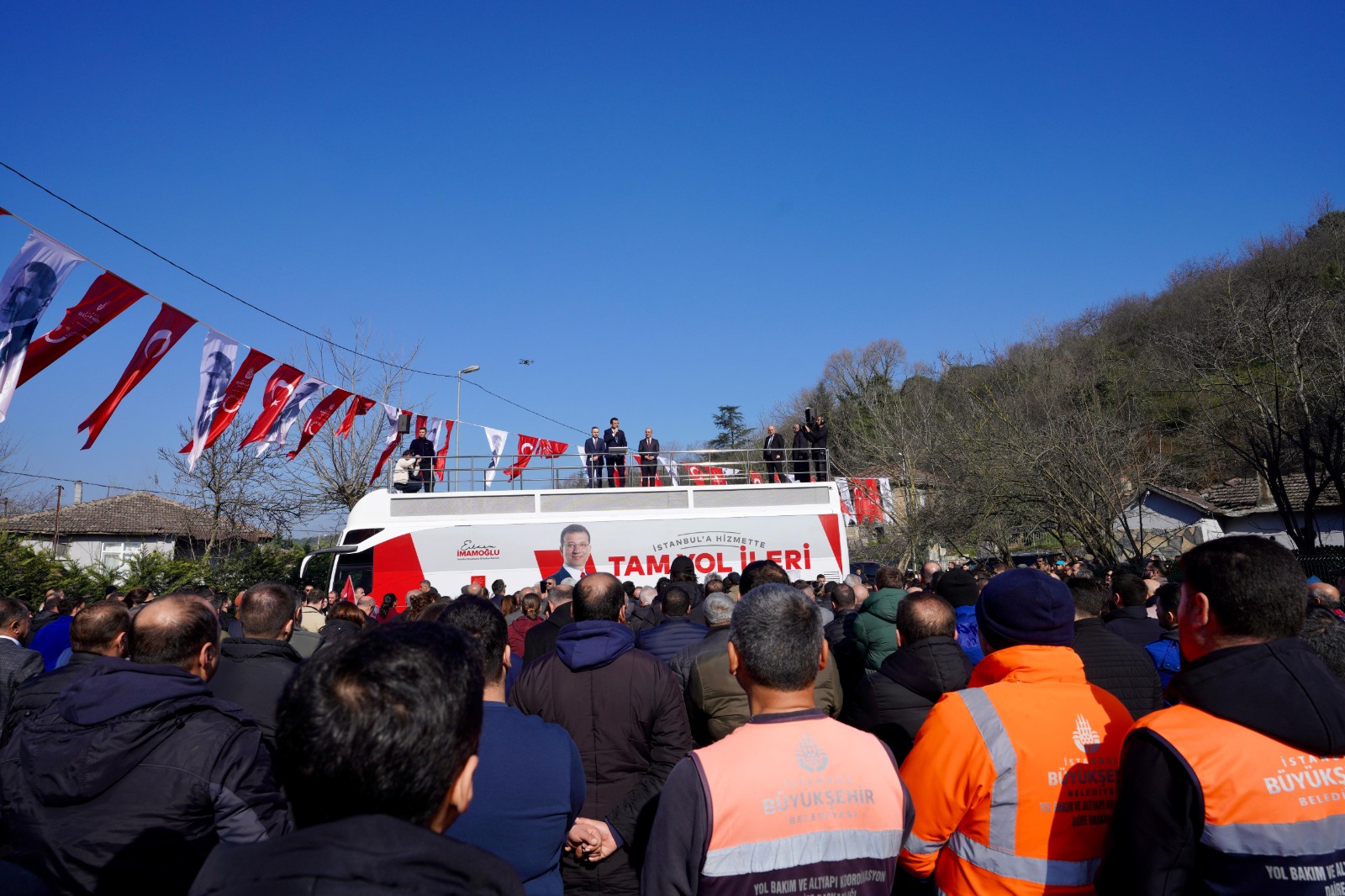 İmamoğlu: ”Biz, yaklaşık 5 yıldır hizmete odaklanmış bir belediyecilik yapıyoruz”