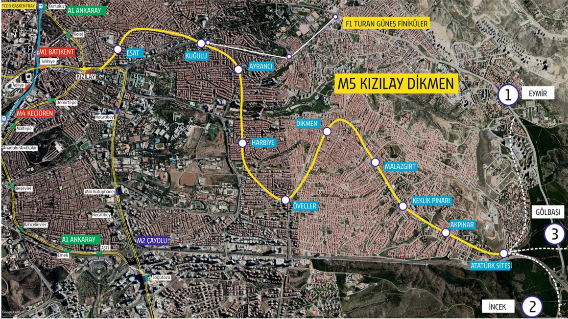 Başkentte 5 yeni metro hattı için çalışmalar sürüyor