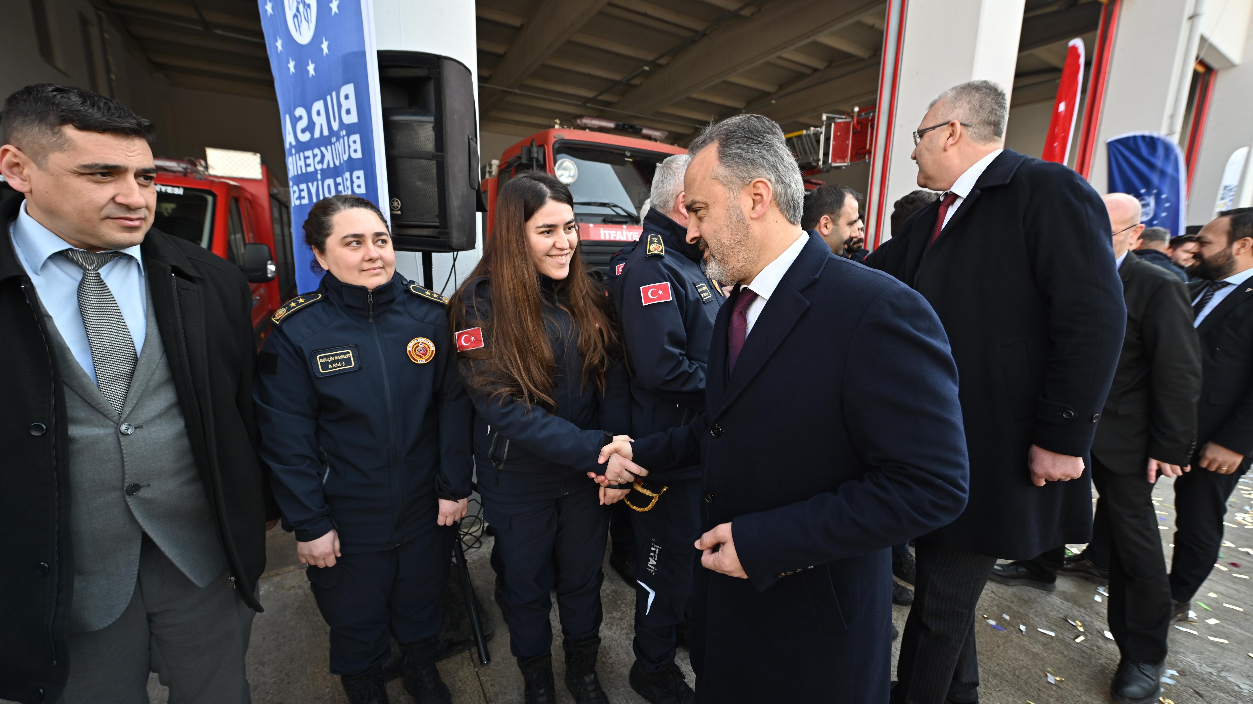 Bursa Karacabey’deki itfaiye binası yenilenerek hizmete alındı