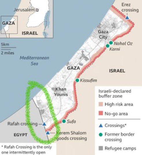 Mısır, Gazze yardımları için sınır bölgesindeki Refah’ta lojistik merkez kuruyor