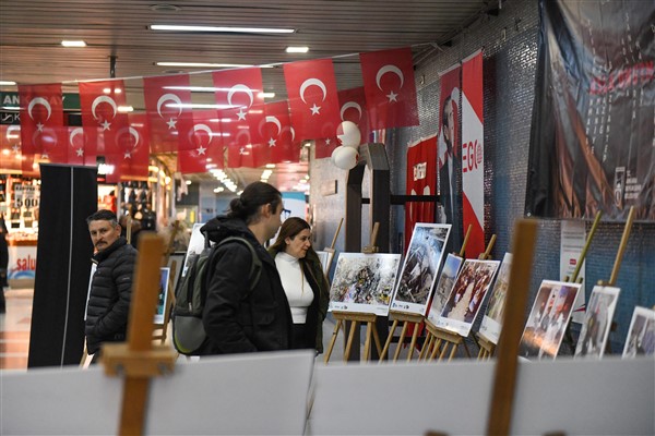 “6 Şubat Depremi’ni Unutma Unutturma” sergisi Kızılay Metro Sanat Galerisi’nde açıldı
