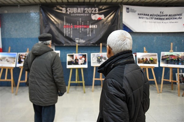 “6 Şubat Depremi’ni Unutma Unutturma” sergisi Kızılay Metro Sanat Galerisi’nde açıldı