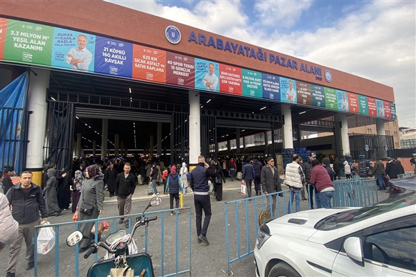 Bursa’nın Yıldırım ilçesinde kapalı pazar yeri hizmete açıldı