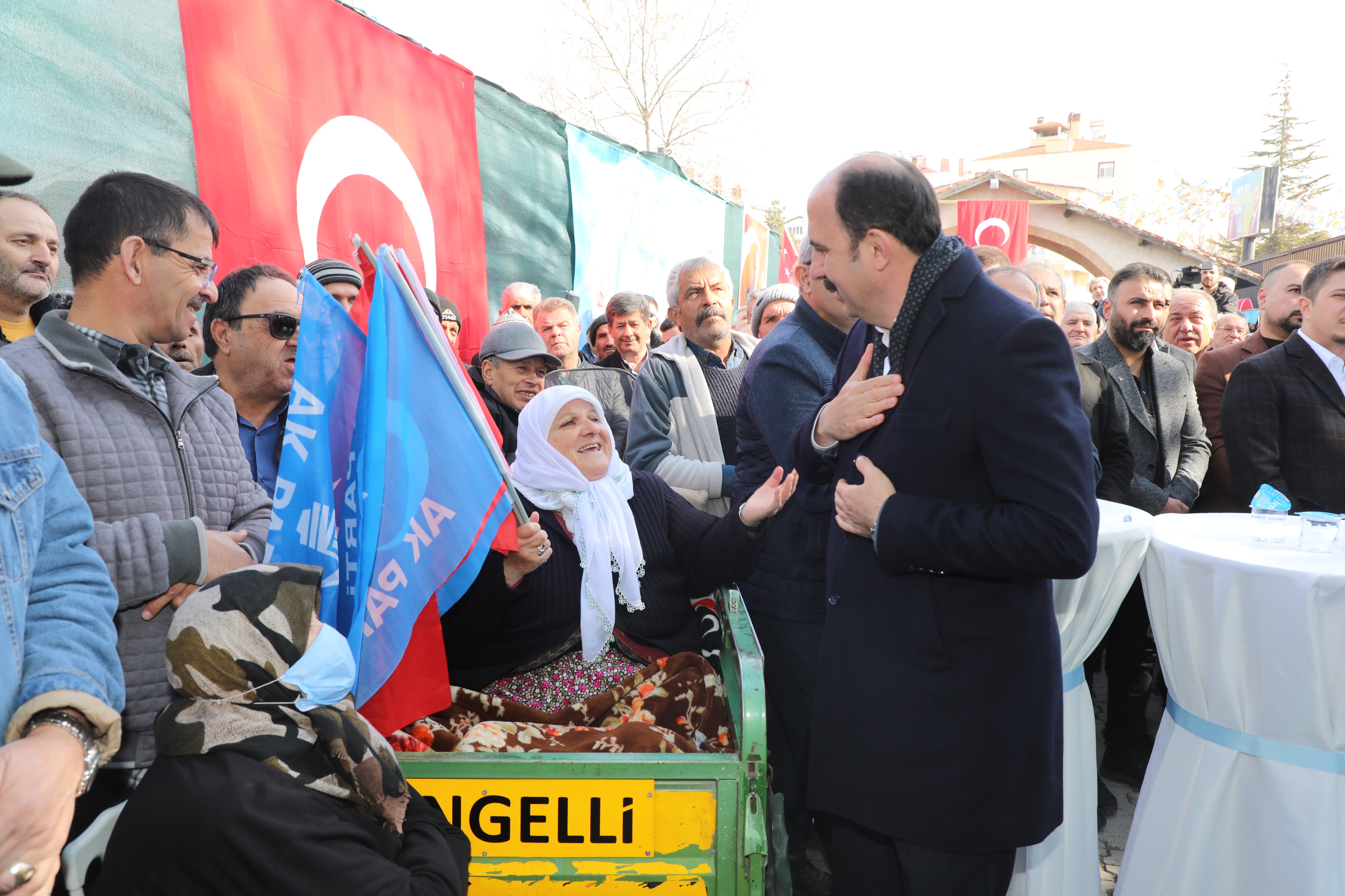 Başkan Altay’dan Derebucak, Beyşehir ve Hüyük’teki vatandaşlara ziyaret